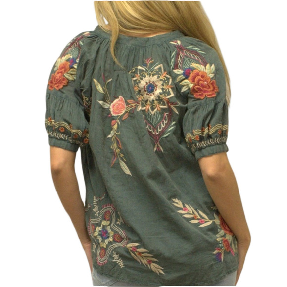 125. NWT WOMENS KYLA SEO S (FIT XL) DETAIL TOP - Picture 4 of 5